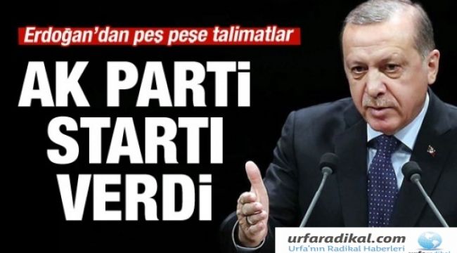 AK Parti Şanlıurfa'da da o toplantıyı yapacak