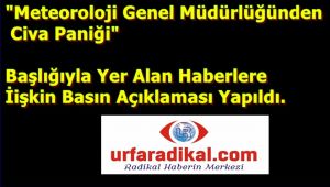 Meteoroloji Genel Müdürlüğünden Cİva Patlaması İle İlgili Açıklama Geldi