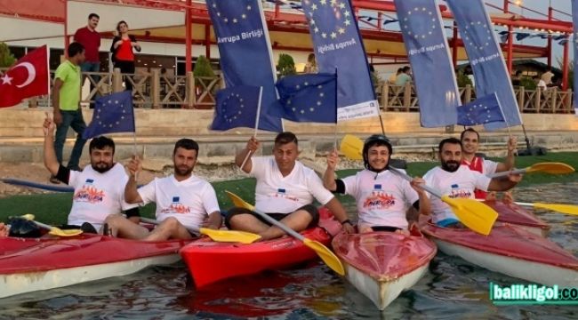 Urfa’da 2. Avrupa Spor Festivali’nde Kano Yarışı yapıldı