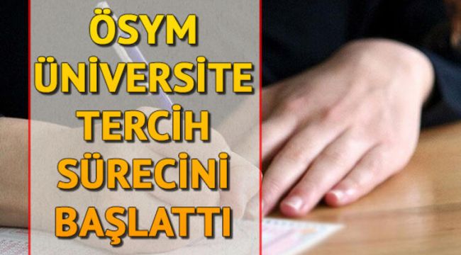 YKS Tercih Maratonu Bugün Başlıyor