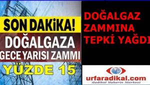 Doğalgaza Gelen Zamma Tepkiler Yağdı