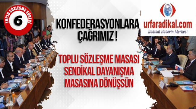 Özgür Eğitim-Sen; Konfederasyonlara Seslendi