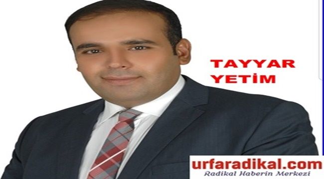 Tayyar Yetim'den Bayram Mesajı