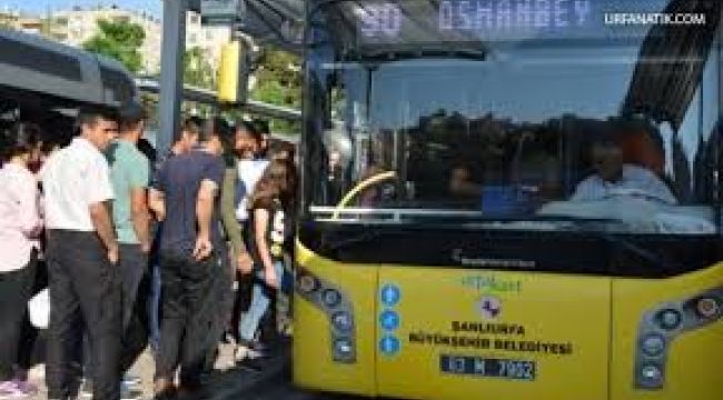 Şanlıurfa'da Toplu Taşımaya Zam Yapıldı