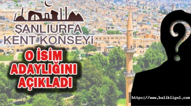 Kent Konseyi Başkanlığı İçin Adaylığını Açıkladı 