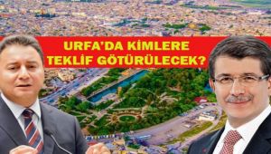 Siyaset Arenasında Hareketlilik Var, Urfa'da Kimlerin Adı Geçiyor