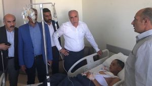 CHP'li Vekil Viranşehir'de Yaralıları Ziyaret Etti