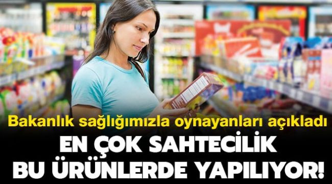 En çok sahtecilik bal, yağ ve sucukta