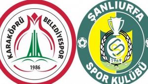 Şanlıurfaspor ve Karaköprü Belediyespor'un Maç Programı Belli Oldu