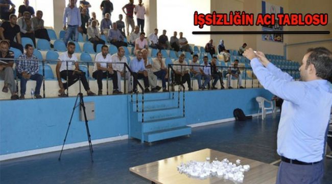 Urfa’da 2 bin 514 kişilik işe rekor başvuru