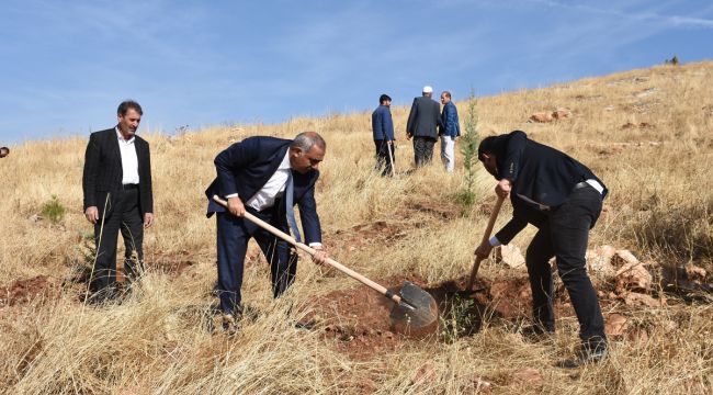 Başkan Bayık ‘Geleceğe Nefes’ için Fidan Dikti