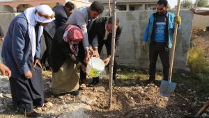 Başkan Kuş, Öğretmenlerle Birlikte Fidan Dikti