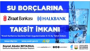 Büyükşehir'den Su Borçlarına Taksit İmkanı