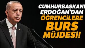 Cumhurbaşkanı Erdoğan'dan öğrencilere burs müjdesi