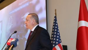 Erdoğan, Diyanet Amerika Merkezi’nde Türk-Amerikan toplumu ile bir araya geldi