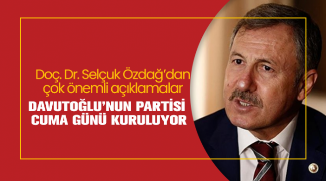 Davutoğlu’nun partisinin kuruluş dilekçesi veriliyor!