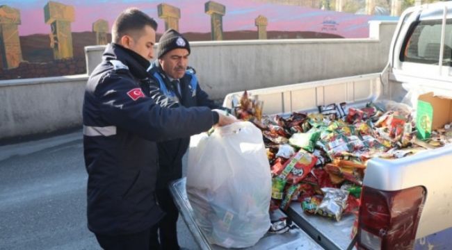 Tarihi geçmiş ürünler imha edildi