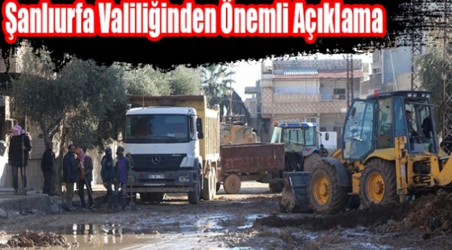 Urfa Sınırında Çevre Ve Şehircilik Hizmetleri Başladı