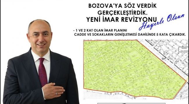 Bozova'da Yeni İmar Planı Tamam