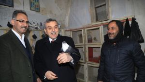 Başkan Beyazgül, Kuşçular Esnafını Ziyaret Etti