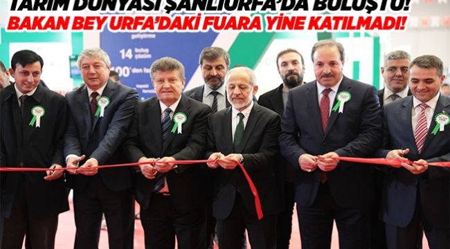 Şanlıurfa 7. Tarım Fuarı Açıldı