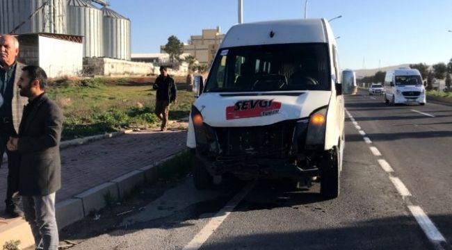 Şanlıurfa'da İşçi Servisi Kazaya Karıştı