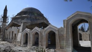 Büyükşehir'in Eyüpnebi'deki Camii İnşaatı Devam Ediyor