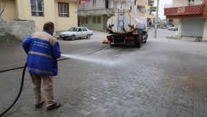 Cadde Ve Sokaklar Her Gün Yıkanıyor  