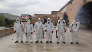 Eyyübiye Belediyesi Dezenfekte Çalışmalarını Sürdürüyor