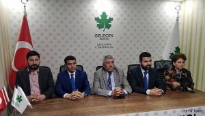 Gelecek Partisi Şanlıurfa İl Başkanı Yeşil'den Kandil Mesajı