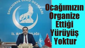 Ülkü Ocakları Şanlıurfa İl Başkanından Açıklama