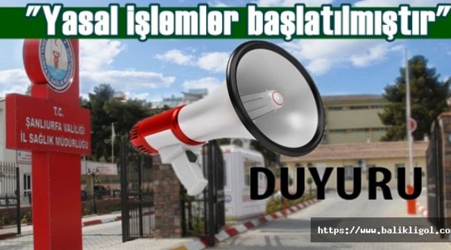 Suç Duyurusu Yapıldı