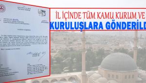 Urfa Valiliğinden Kamu Kurumlarına Kılık Kıyafet Yazısı