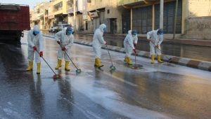Eyyübiye’de Temizlik Ve Dezenfekte Çalışmaları Sürüyor