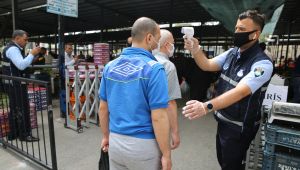 Haliliye Zabıtası Semt Pazarlarında Tedbirleri Sıkı Tutuyor  