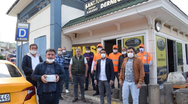 Şanlıurfa’da Taksicilerin Maske Talebi Anında Karşılandı