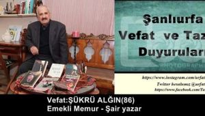 Şair, Şükrü Algın Vefat Etti 