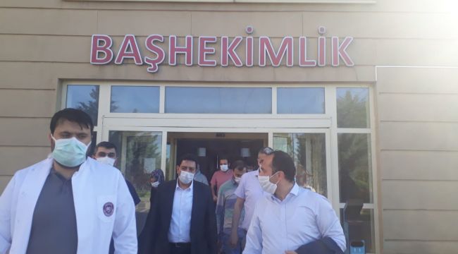 İl Sağlık Müdürü, Siverek İlçesinde İncelemelerde Bulundu.