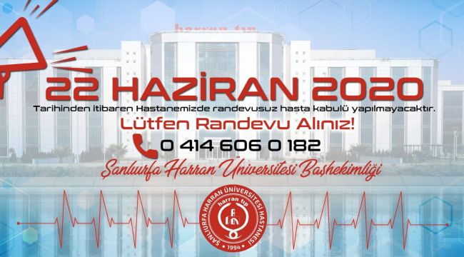 Başhekim Güzelçiçek: hastalar randevu alıp gelecek