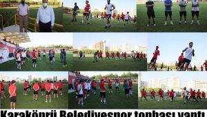 Karaköprü Belediyespor topbaşı yaptı
