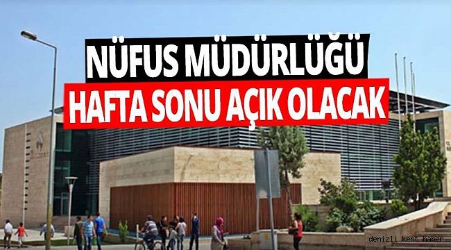 Sınava Girecek Öğrenciler İçin Nüfus Müdürlükleri Açık Olacak