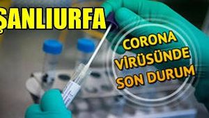 Urfa'da 8 Haziran Koronavirüs Vaka Sayısı Açıklandı
