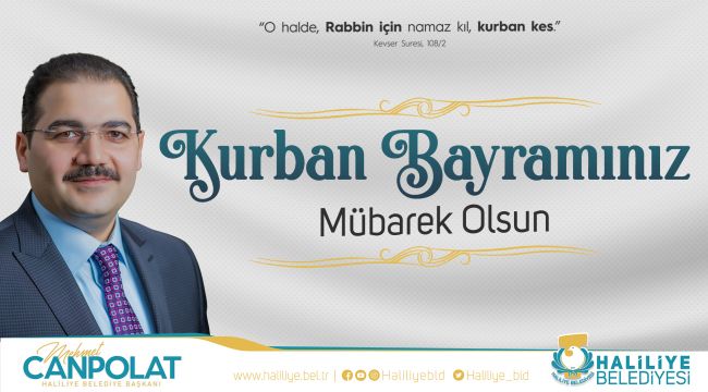 Başkan Canpolat'tan Kurban Bayramı Mesajı