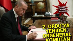 2. Ordu’ya yeniden orgeneral komutan