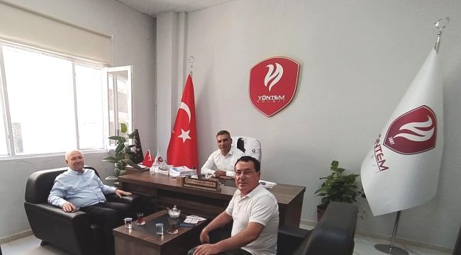 Başkan yardımcısı Ağcan'dan genel yayın yönetmenimiz Mehmet Emin Kuş'a ziyaret