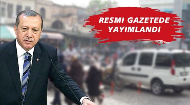 Cumhurbaşkanı Erdoğan Haşimiye Meydanı için imzayı attı!