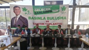 Gelecek Partisi Şanlıurfa İl Yönetimi Basınla Buluştu