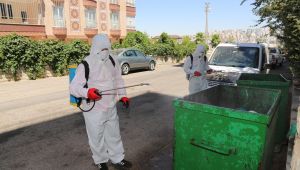 Karaköprü'de Dezenfekte Çalışmaları Tam Gaz