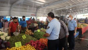 Büyükşehir Semt Pazarlarında Denetimlerini Sürdürüyor