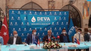 Şanlıurfa Deva Partisi, Nihat Ergün'ün Katılımıyla Basın Toplantısı Gerçekleştirdi